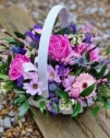 pretty pink basket
