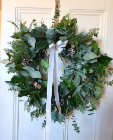 Nordic handmade moss backed wreath