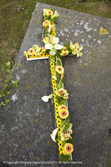 Yellow Casket Cross